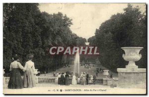 Postcard Old Saint Cloud Allee du Fer a Cheval