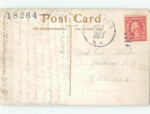 Divided-back RUSTIC BRIDGE Concord New Hampshire NH AD7656