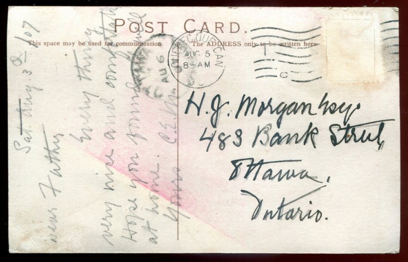 dc1115 - Steamer SS SOUTHWARK Postcard 1907 Dominion Line