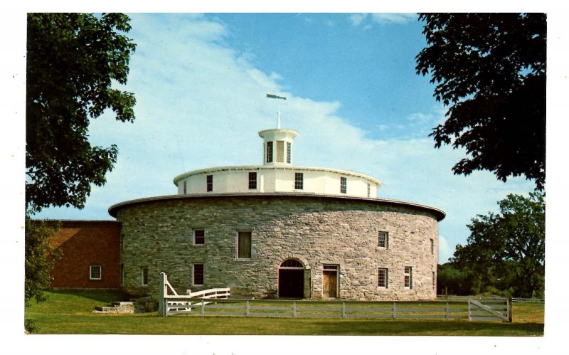 MA - Hancock Shaker Village. Round Stone Barn