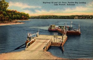 Arkansas Lake Nrofork Panther Bay Landing Highway 62 and 101 Ferry  Curteich