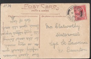 Family History Ancestor Postcard - Clatworthy - Lydeard St Lawrence RF314