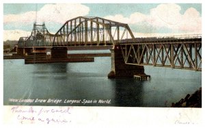 Connecticut  New London,    Draw Bridge , longest in the World