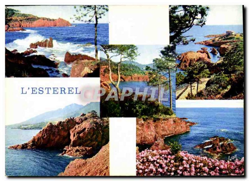 Modern Postcard The French Riviera miracle of nature the Esterel Rocks