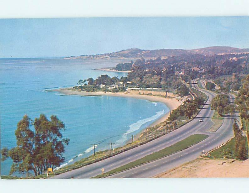 Pre-1980 ROAD OR STREET SCENE Santa Barbara California CA hJ6350