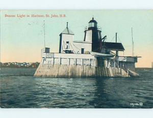 Divided-Back POSTCARD FROM St. John New Brunswick NB HM6800