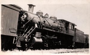RPPC Minneapolis & St. louis Railroad Locomotive   - Real Photo Postcard  1936