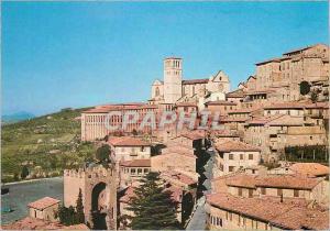 CPM Assisi Quartier de Porte St Pierre Basilique de St Francois et le Sacre Couv