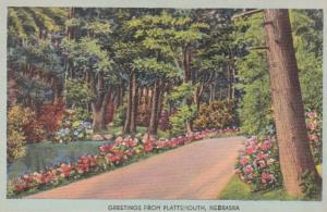 Nebraska Greetings From Plattsmouth 1946