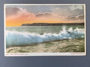Point Loma San Diego CA Seascape White Border Postcard A1140091203