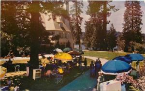 Big Bear Lake California 1950s Lake Arrowhead Lodge Roberts Lusk Postcard 8043