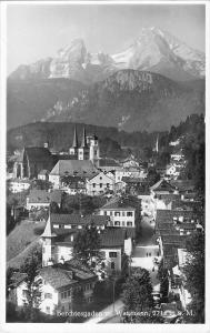 B98253 berchtesgaden watzmann real photo germany