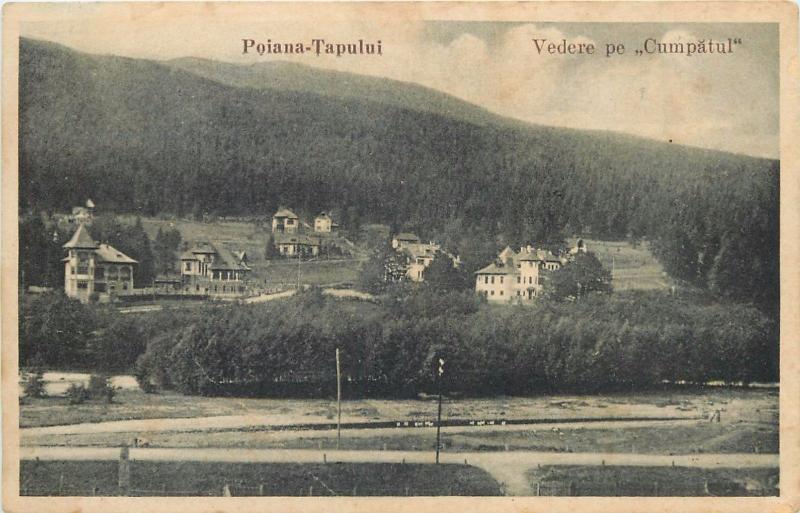 Romania Poiana Tapului vedere pe  Cumpatul  1930s