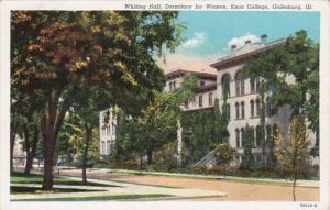 Illinois Galesburg Whiting Hall Dormitory For Women Knox College 1941 Curteich