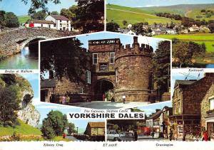 BR90675 yorkshire dales the gateway skipton castle  uk