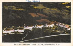 Misenheimer North Carolina Pfeiffer Junior College Aerial View Postcard K97041