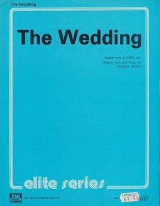 The Wedding Fred Jay Joaquin 1970s Sheet Music