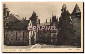 Postcard Old Approx Vichy Busset Chateau Court