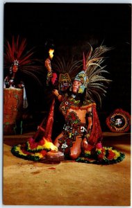 Postcard - La Danza Del Fuego Nuevo, Stand Rock Indian Ceremonial - Wisconsin