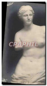 Old Postcard Venus de Milo