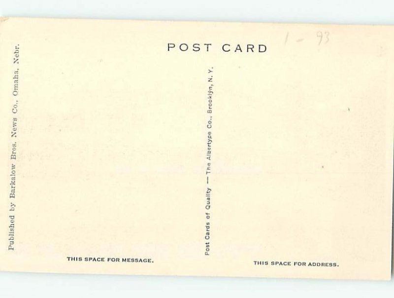 Pre-Chrome HIGH SCHOOL SCENE Omaha Nebraska NE AG6553