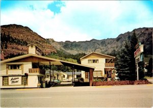 Ouray, CO Colorado   ANTLERS MOTEL  ca1970's Chrome 4X6 ROADSIDE Postcard