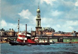 BG33048 hamburg hafen und michaeliskirche   germany  ship bateaux