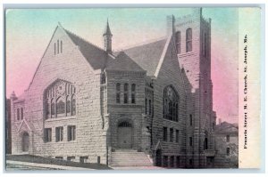 1911 Francis Street M.E. Church Chapel Exterior St. Joseph Missouri MO Postcard