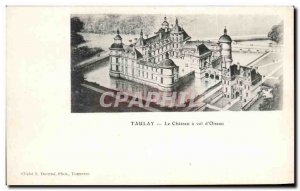 Old Postcard Taulay Le Chateau A Flight D & # 39Oiseau