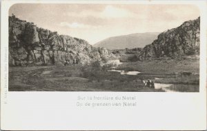 South Africa Op de Grenzen van Natal Vintage Postcard C078