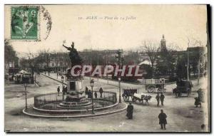 Old Postcard Agen Place July 14 Oxen hitch