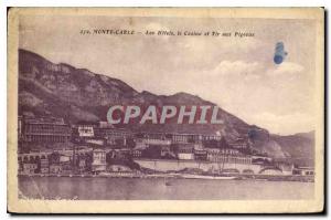 Old Postcard Monte Carlo Casino Hotels and Tie Pigeon