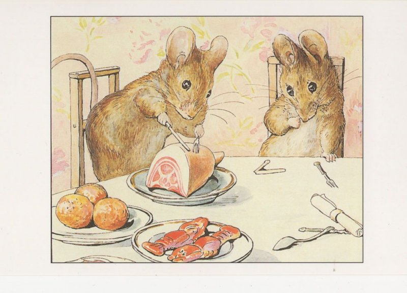 The Tale Of Two Bad Mice Beatrix Potter 1904 Book Postcard