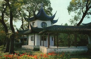 Vintage Postcard View Temple de la Montagne Froide Hanshan Temple China