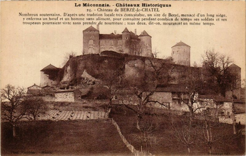 CPA Le Maconnais Chateaux Historiquus FRANCE (953662)