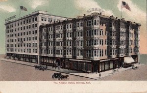 Postcard The Albany Hotel Denver CO