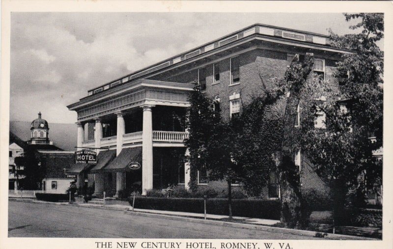 West Virginia Romney The New Century Hotel sk1797
