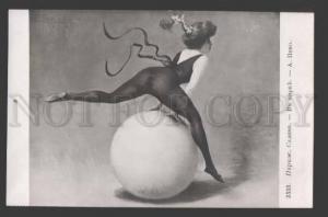 111591 CIRCUS Girl acrobat w/ Ball by PENOT Vintage SALON PC