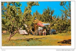 Camping , Lake Osoyoos ,. B.C. , Canada , 50-60s