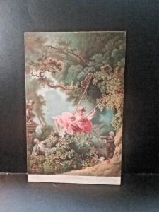 Postcard  Die Schaukel  by Jean Honore Fragonard      Z2