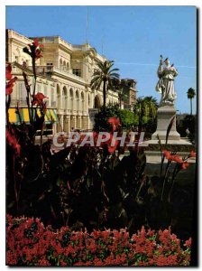 Postcard Modern Sun of the French Riviera Menton M Palace Europe and Gardens