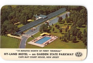 Cape May Court House New Jersey NJ  Vintage Postcard Hy-Land Motel