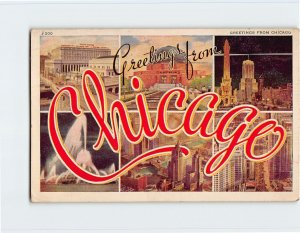 Postcard Greetings from Chicago, Illinois