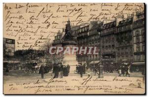 Paris 17 - The Place and Boulevard de Clichy - Old Postcard