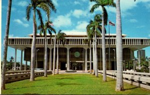 Hawaii Honolulu State Capitol Bulding 1975