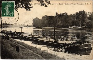 CPA Suresnes La Seine et le Pont (1315022)