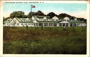 Postcard BUILDING SCENE Manchester New Hampshire NH AO2651