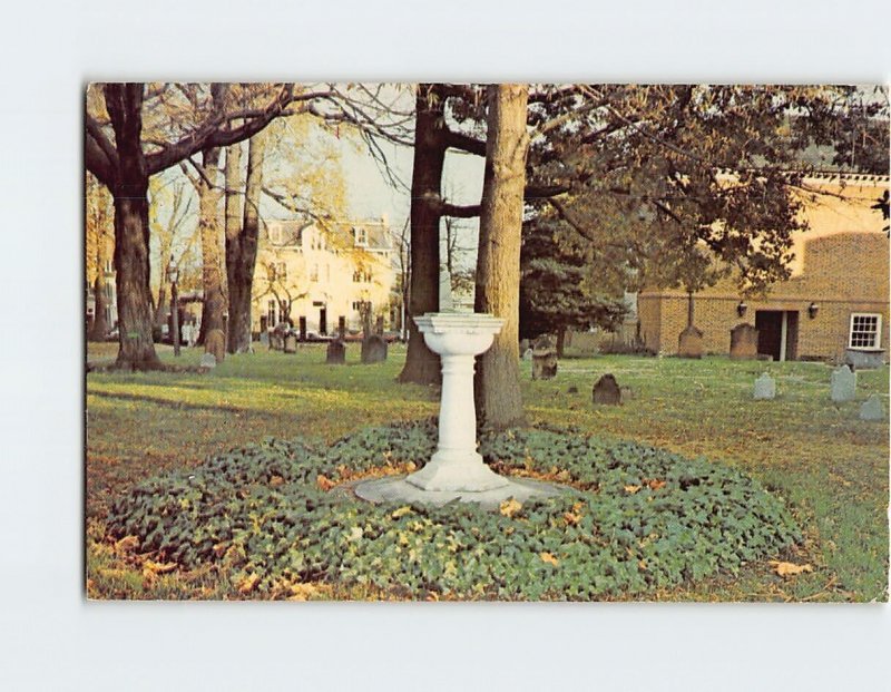 Postcard Christ Church Grave Yard Alexandria Virginia USA