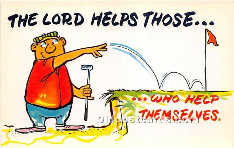 The Lord Helps Those Golf Unused 