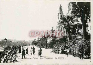 Modern Postcard Monte Carlo Casino Terraces